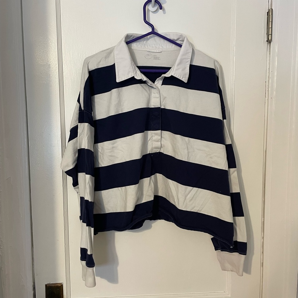 Aerie Sporty Prep Rugby Polo - Picture 2 of 5